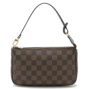 Pre-owned Canvas shoulder-bags Louis Vuitton Vintage , Brown , Dames