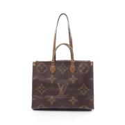 Pre-owned Canvas handbags Louis Vuitton Vintage , Brown , Dames