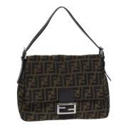 Pre-owned Canvas fendi-bags Fendi Vintage , Brown , Dames