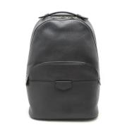 Pre-owned Leather backpacks Louis Vuitton Vintage , Black , Heren