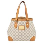 Pre-owned Leather totes Louis Vuitton Vintage , Gray , Dames