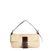 Pre-owned Canvas fendi-bags Fendi Vintage , Beige , Dames