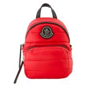 Rode Waterdichte Nylon Schoudertas Moncler , Red , Dames