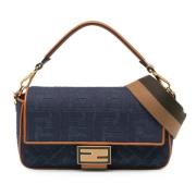 Pre-owned Denim fendi-bags Fendi Vintage , Blue , Dames