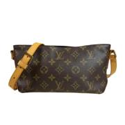 Pre-owned Fabric louis-vuitton-bags Louis Vuitton Vintage , Brown , Da...