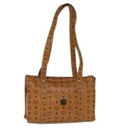 Pre-owned Leather shoulder-bags MCM Pre-owned , Brown , Dames