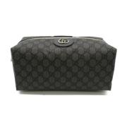 Pre-owned Leather wallets Gucci Vintage , Gray , Dames