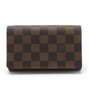 Pre-owned Canvas wallets Louis Vuitton Vintage , Brown , Dames