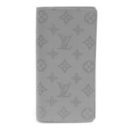 Pre-owned Canvas wallets Louis Vuitton Vintage , Gray , Dames