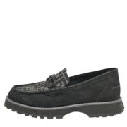 Pre-owned Canvas flats Fendi Vintage , Black , Dames