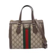 Pre-owned Leather gucci-bags Gucci Vintage , Beige , Dames