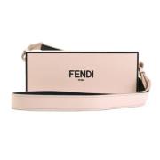 Pre-owned Leather fendi-bags Fendi Vintage , Pink , Dames