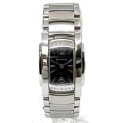 Pre-owned Stainless Steel watches Bvlgari Vintage , Black , Dames