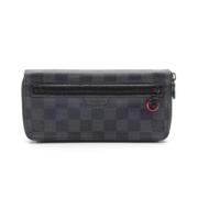 Pre-owned Canvas wallets Louis Vuitton Vintage , Black , Dames