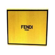 Pre-owned Leather key-holders Fendi Vintage , Yellow , Dames