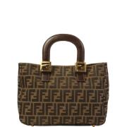 Pre-owned Fabric fendi-bags Fendi Vintage , Brown , Dames