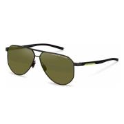 Mat Zwart Gepolariseerde Zonnebril Groene Lens Porsche Design , Black ...