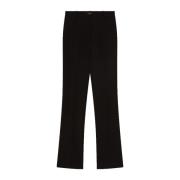 Wijde Cady Broek met Franse Zakken Pinko , Black , Dames