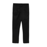 Wollen Rechte Broek voor Mannen Ermenegildo Zegna , Black , Heren