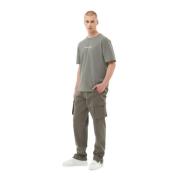 T-shirt Chrome Filling Pieces , Gray , Heren