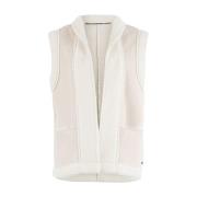 Curl Gilet Moscow , Beige , Dames