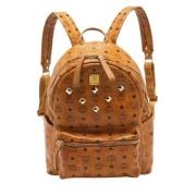 Pre-owned Leather backpacks MCM Pre-owned , Brown , Dames