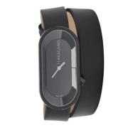 Pre-owned Leather watches Salvatore Ferragamo Pre-owned , Black , Dame...