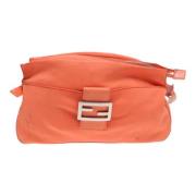 Pre-owned Nylon fendi-bags Fendi Vintage , Orange , Dames