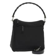 Pre-owned Nylon gucci-bags Gucci Vintage , Black , Dames