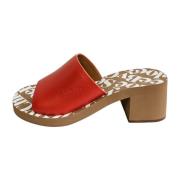 Essie Mule Sandalen See by Chloé , Red , Dames