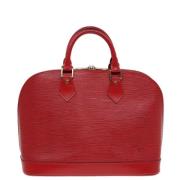 Pre-owned Leather louis-vuitton-bags Louis Vuitton Vintage , Red , Dam...