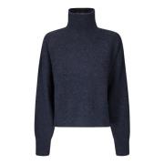 Nola T-N Sweater 7355 Samsøe Samsøe , Blue , Dames