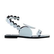 Verstelbare band leren sandalen Pierre Hardy , Gray , Dames