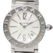 Pre-owned Stainless Steel watches Bvlgari Vintage , White , Dames