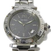 Pre-owned Stainless Steel watches Cartier Vintage , Gray , Dames