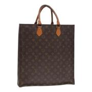 Pre-owned Canvas handbags Louis Vuitton Vintage , Brown , Dames