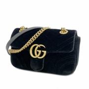 Pre-owned Suede gucci-bags Gucci Vintage , Black , Dames