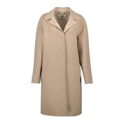 Omkeerbare wollen jas voor vrouwen Fendi , Beige , Dames