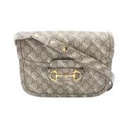 Pre-owned Leather gucci-bags Gucci Vintage , Beige , Dames