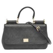 Pre-owned Leather handbags Dolce & Gabbana Pre-owned , Black , Dames