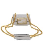 Pre-owned Leather fendi-bags Fendi Vintage , White , Dames