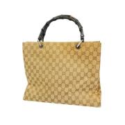 Pre-owned Canvas gucci-bags Gucci Vintage , Brown , Dames