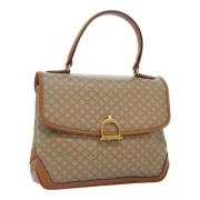 Pre-owned Leather handbags Celine Vintage , Beige , Dames