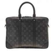 Pre-owned Fur louis-vuitton-bags Louis Vuitton Vintage , Gray , Heren