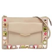 Pre-owned Leather fendi-bags Fendi Vintage , Beige , Dames