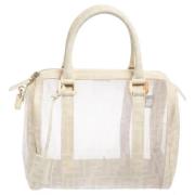 Pre-owned Coated canvas fendi-bags Fendi Vintage , White , Dames