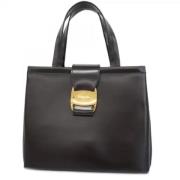 Pre-owned Leather handbags Salvatore Ferragamo Pre-owned , Brown , Dam...