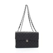 Pre-owned Canvas chanel-bags Chanel Vintage , Black , Dames