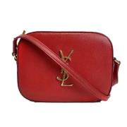 Pre-owned Leather shoulder-bags Yves Saint Laurent Vintage , Red , Dam...