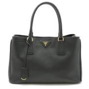 Pre-owned Leather prada-bags Prada Vintage , Black , Dames